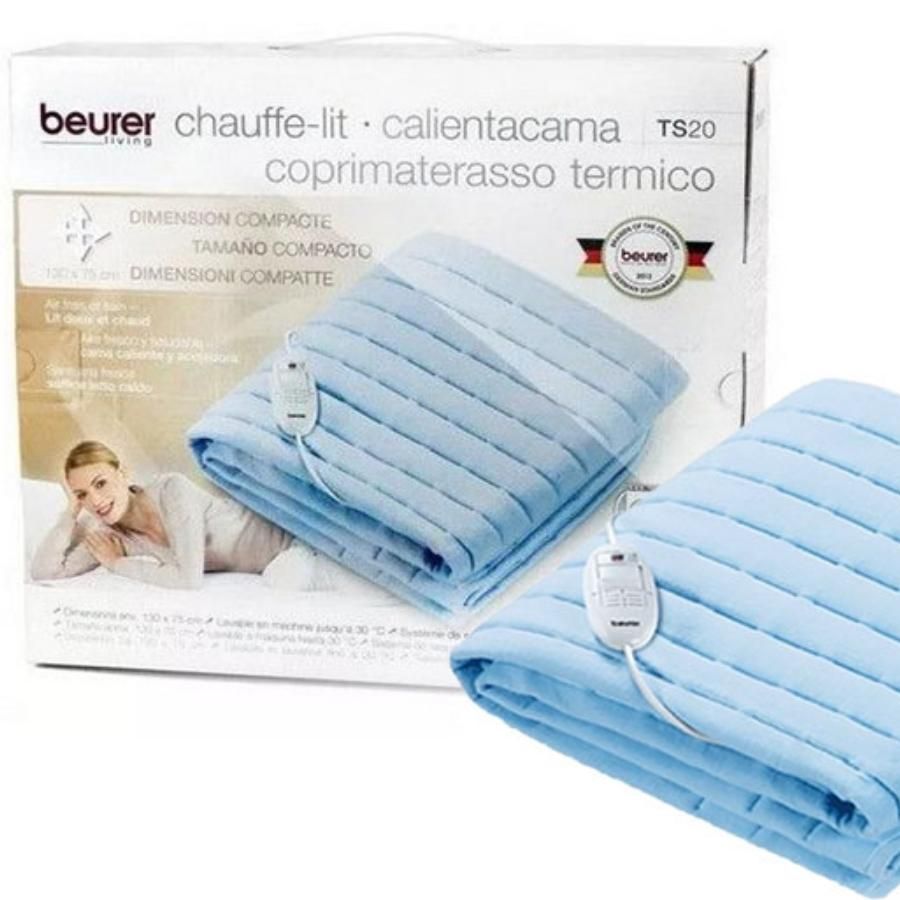 Đệm điện Beurer TS20 (1,3m x 0,75m) nhập khẩu Đức, an toàn điện