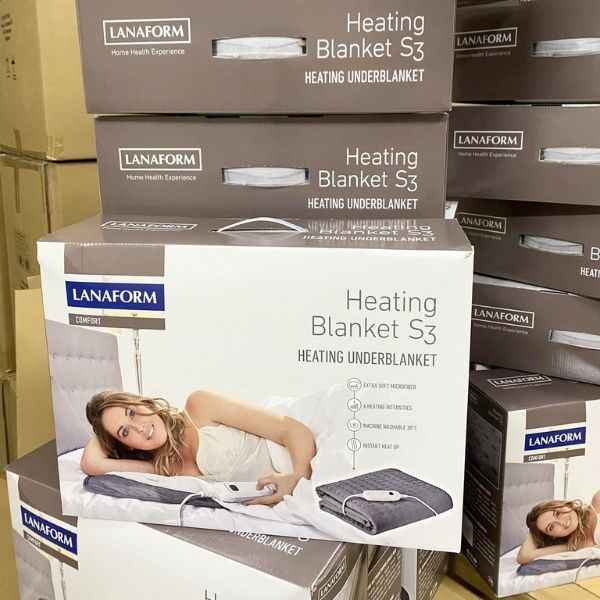 Đệm điện đơn Lanaform S3 LA180113 có tốc độ làm ấm nhanh, có thể sưởi ấm ngay cả với thời tiết rét đậm rét hại nhất ở miền Bắc.