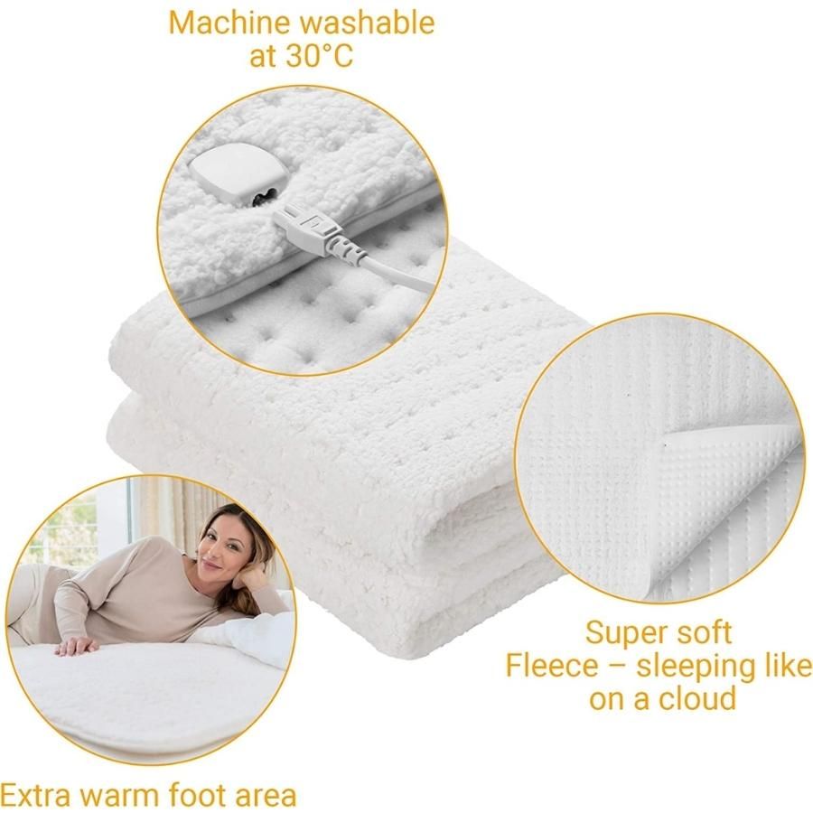 Đệm điện Medisana HU672 phù hợp giường đơn 150x80cm sưởi ấm bằng điện