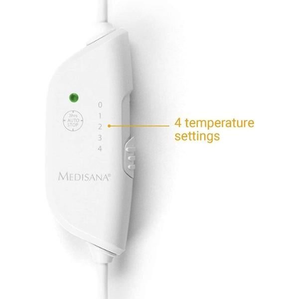 Đệm điện Medisana HU674 (150×80 cm) cho giường đơn, nhập Đức