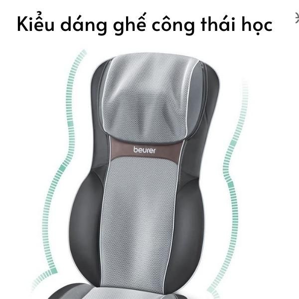 Đệm ghế massage Beurer MG295 shiatsu hồng ngoại