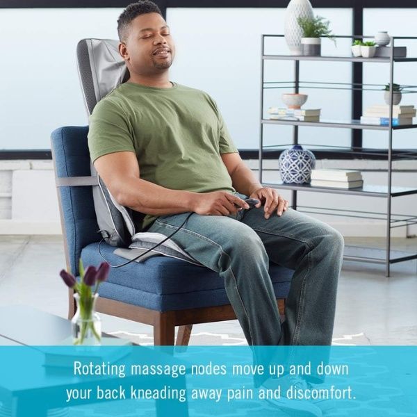 Đệm ghế massage Homedics MCS-846 công nghệ GEL touch kèm nhiệt