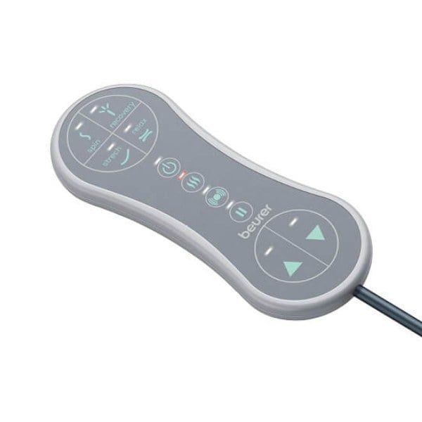 Đệm massage toàn thân Beurer MG280 được trang bị các túi khí có thể thổi phồng