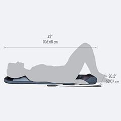  Đệm massage toàn thân Homedics BM-AC108HJ công nghệ massage khí nén Shiatsu 3D 