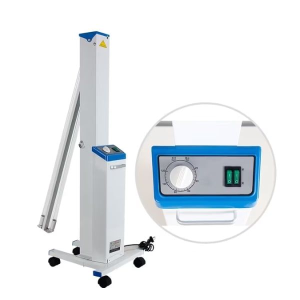 Đèn chiếu tia cực tím di động có hẹn giờ (đèn UV) 2 bóng 90cm