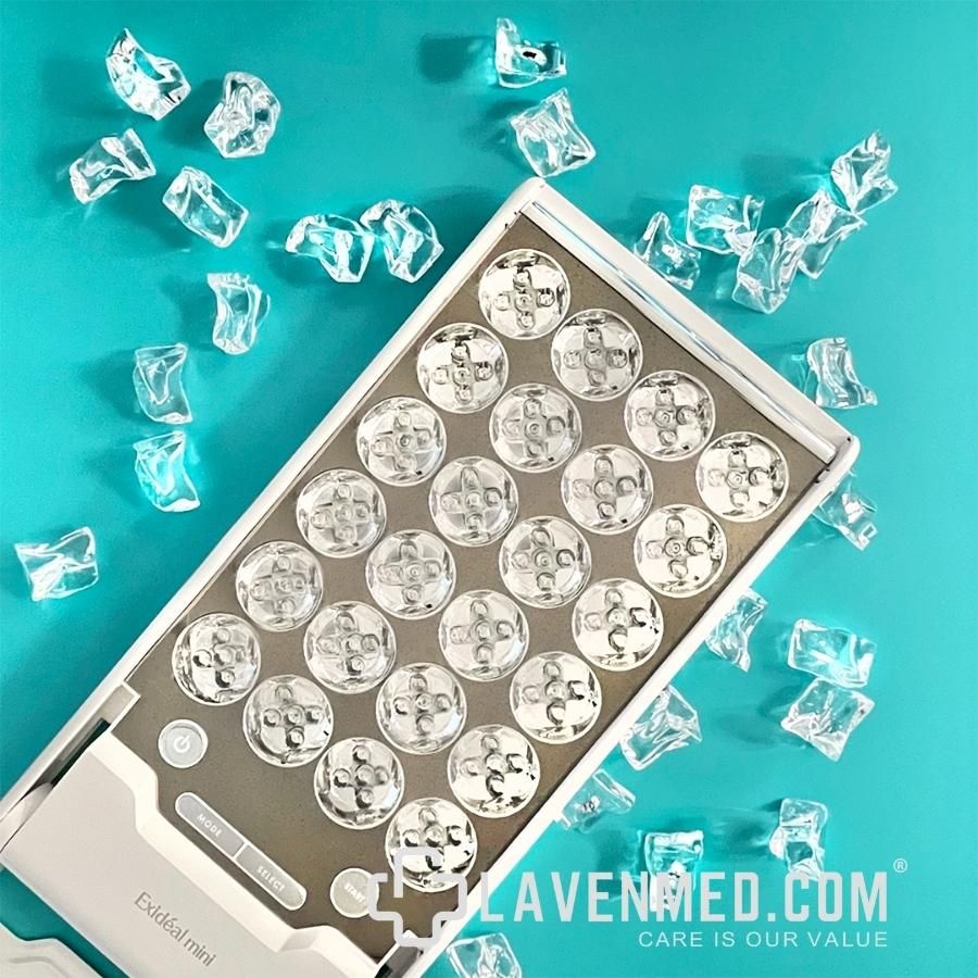 Đèn làm đẹp LED Exideal Mini 120 với 4 chế độ chăm sóc da, giảm nám