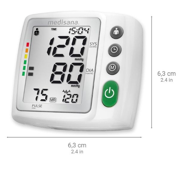 Máy đo huyết áp cổ tay Medisana BW315 bộ nhớ 120