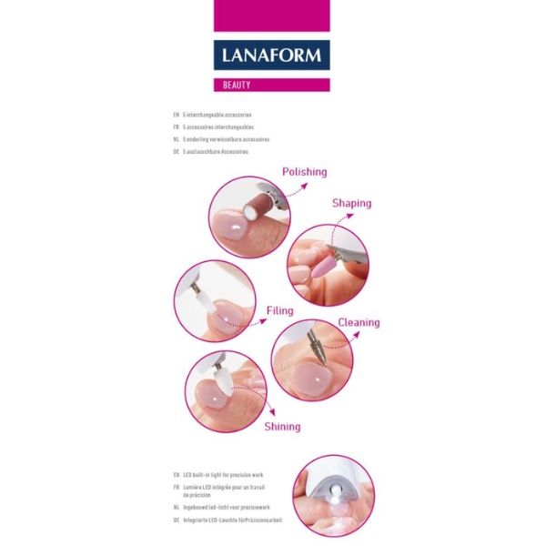 Bộ dụng cụ làm móng Lanaform My Nail