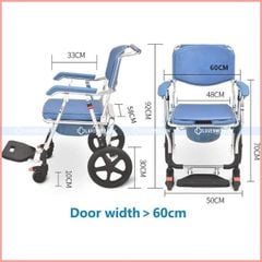  Ghế bô đa năng GBM 018 có bánh xe 