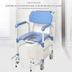  Ghế bô Lucass GX 200 có mặt đệm, bánh xe 