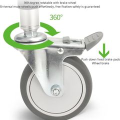  Ghế bô Lucass GX 200 có mặt đệm, bánh xe 