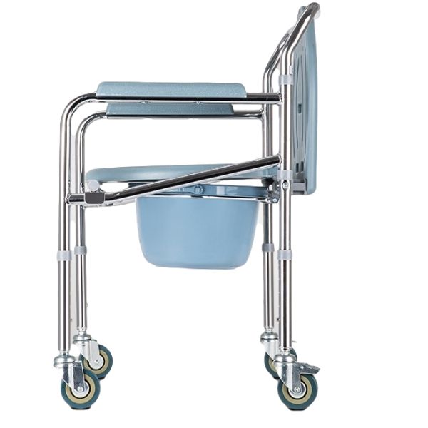 Ghế bô vệ sinh Oromi DY01201LQ có bánh xe