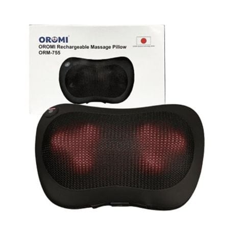 Gối massage hồng ngoại Oromi ORM 755 pin sạc