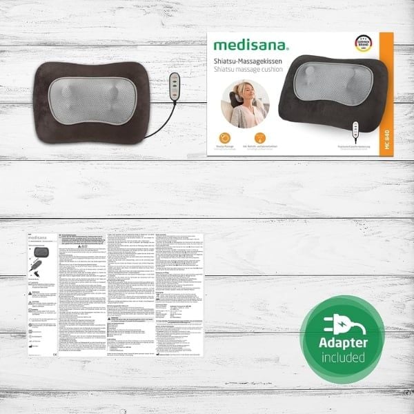 Gối massage Medisana MC840 công nghệ shiatsu cho lưng cổ gáy