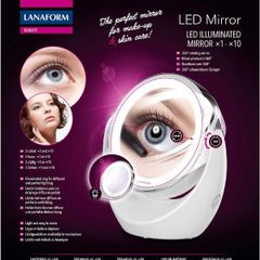  Gương trang điểm Lanaform Led Mirror x10 