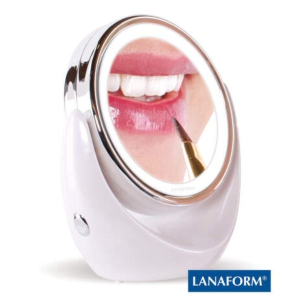 Gương trang điểm Lanaform Led Mirror x10 LA131004 với đèn led 12 chiếc