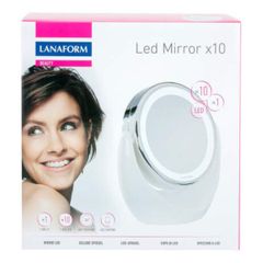  Gương trang điểm Lanaform Led Mirror x10 
