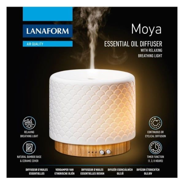 Máy khuếch tán tinh dầu Lanaform Moya LA120322 dung tích 280ml