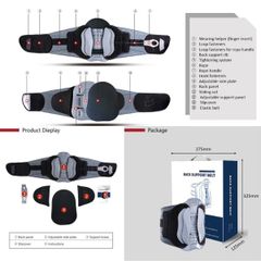  Đai kéo giãn cột sống Alphay YGAH-6 đai hỗ trợ lưng dưới 