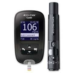  Máy đo đường huyết Accu Chek Guide + 25 que thử bluetooth 