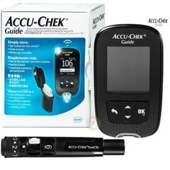  Máy đo đường huyết Accu Chek Guide + 25 que thử bluetooth 
