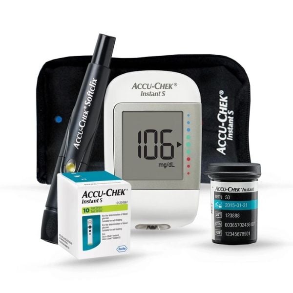 Máy đo đường huyết Accu Chek Instant nhập khẩu Đức