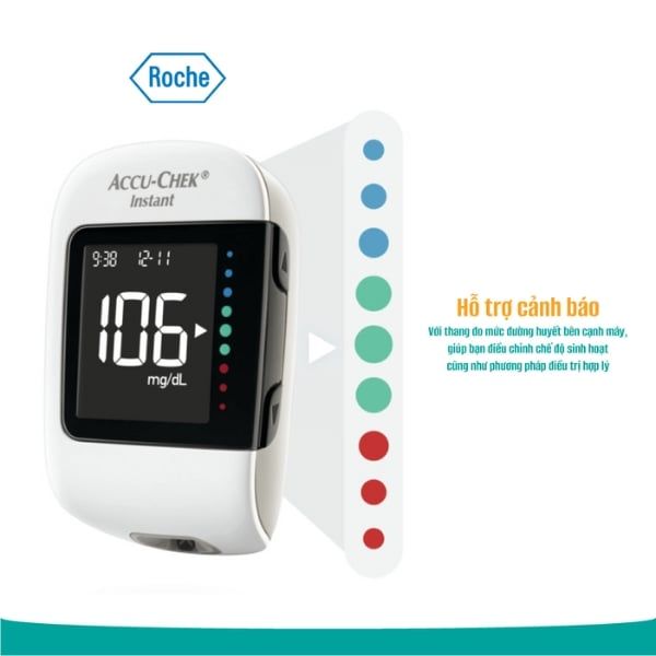 Máy đo đường huyết Accu Chek Instant nhập khẩu Đức