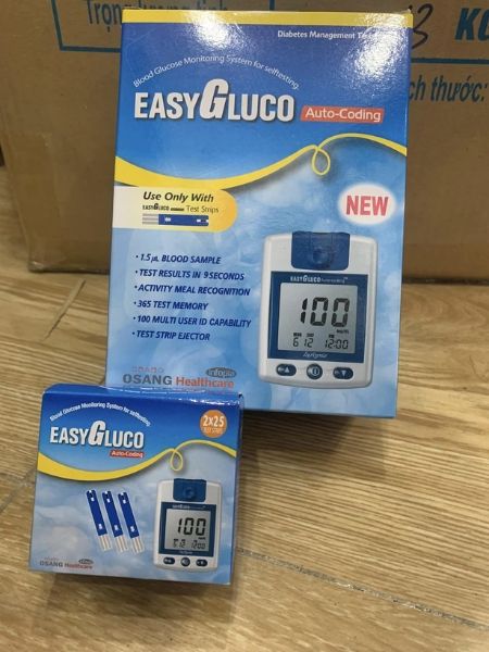 Máy đo đường huyết EasyGluco - Hàn Quốc