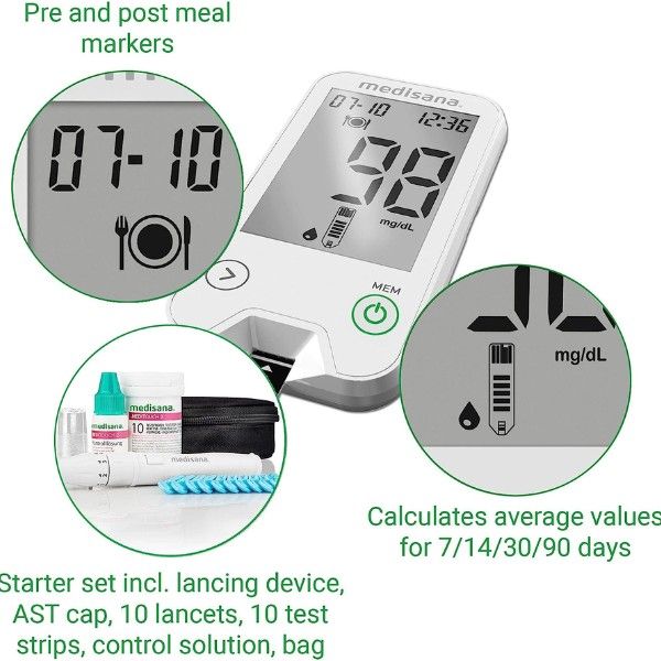 Máy đo đường huyết Medisana MediTouch 2