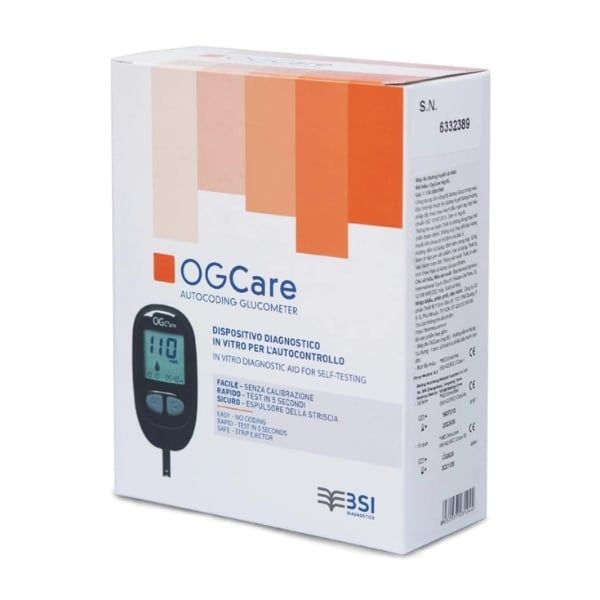 Hộp đựng của Máy đo đường huyết Ogcare