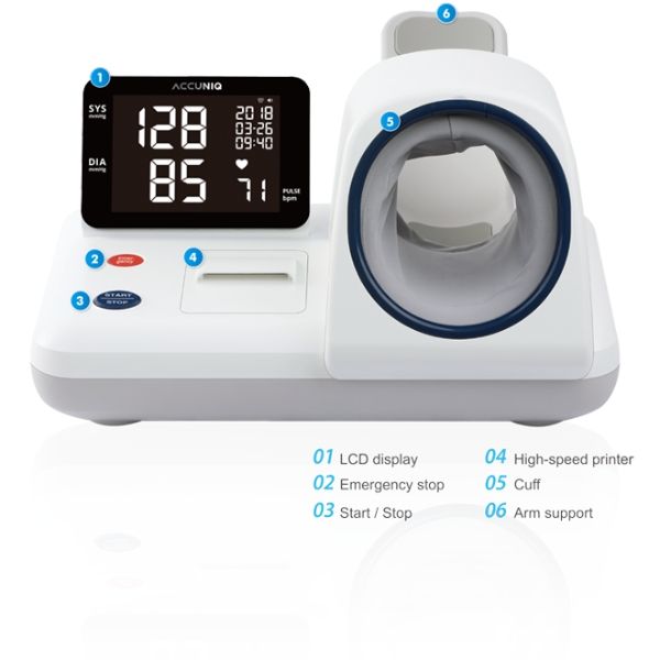 Máy đo huyết áp chuyên dụng Accuniq BP500 để bàn cho bệnh viện