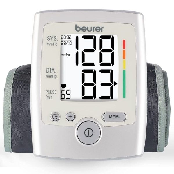Máy đo huyết áp bắp tay Beurer BM35 tầm soát huyết áp dễ dàng tại nhà với bộ nhớ 2*60 kết quả