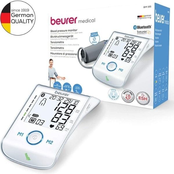 Máy đo huyết áp điện tử bắp tay Beurer BM85 kết nối Bluetooth