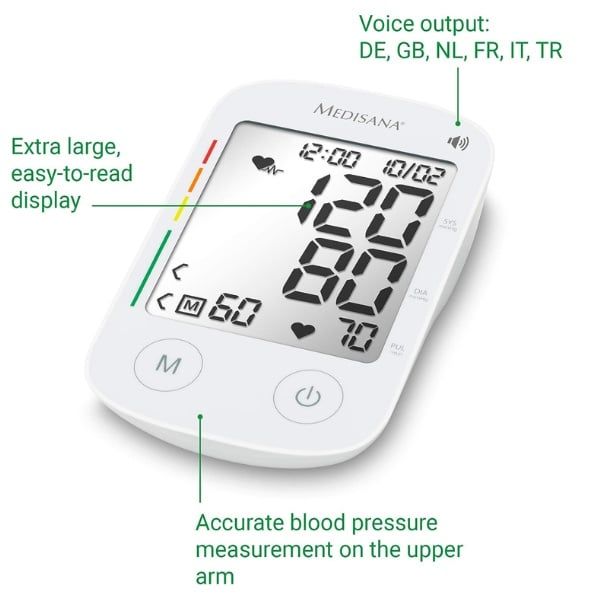 Máy đo huyết áp bắp tay Medisana BU535