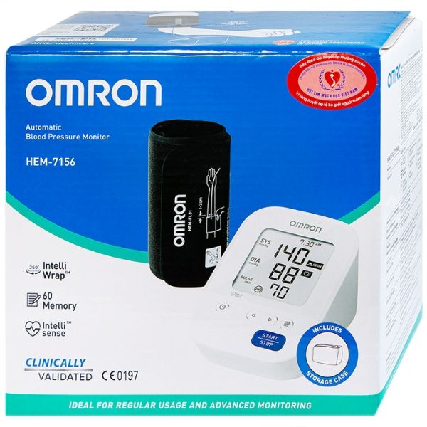 Máy đo huyết áp bắp tay Omron HEM 7156 Thương hiệu Nhật. BH 5 năm