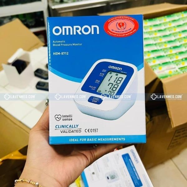 Máy đo huyết áp bắp tay Omron HEM-8712