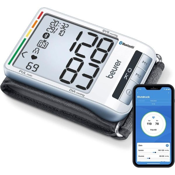 Máy đo huyết áp cổ tay Beurer BC85 công nghệ bluetooth