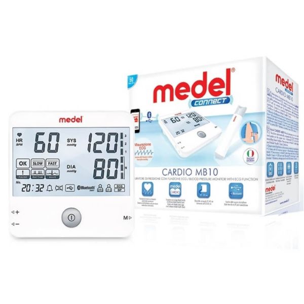 Máy đo huyết áp điện tử bắp tay Medel Cardio MB10 chuyên sâu tim mạch