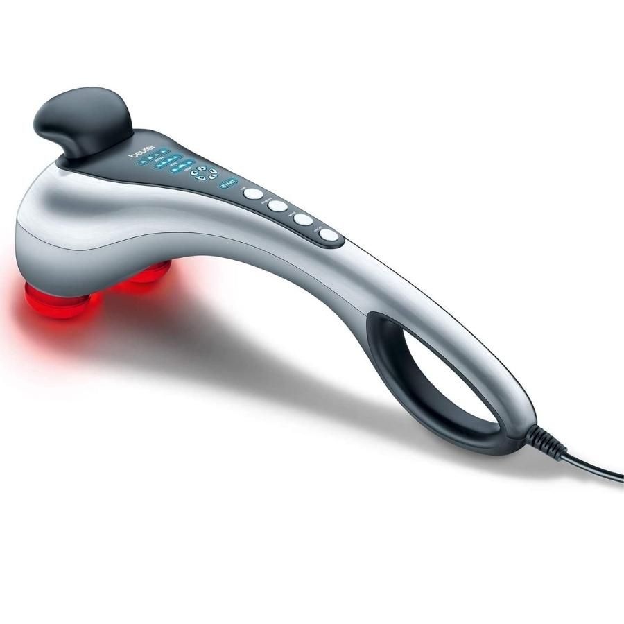 Máy massage cầm tay 2 đầu hồng ngoại Beurer MG100 giúp thư giãn và tái tạo cơ với 4 chương trình