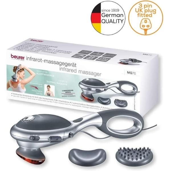 Máy massage cầm tay Beurer MG70 có hồng ngoại, 2 cường độ massage
