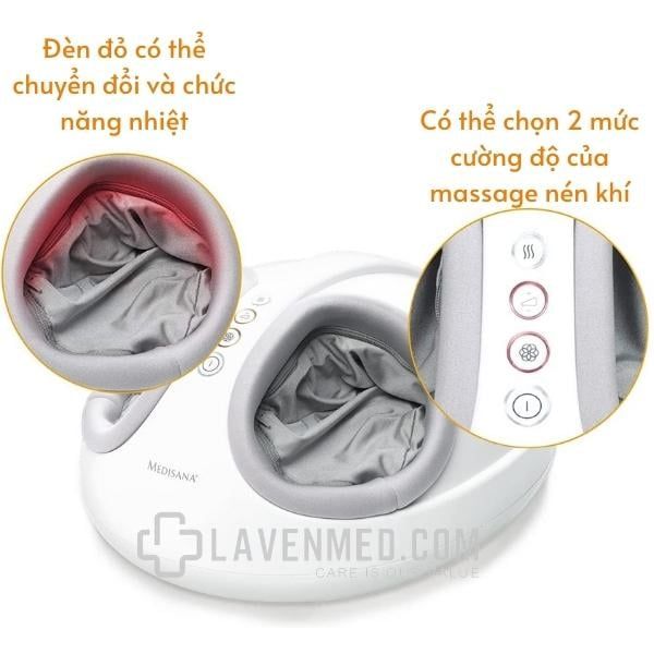 Máy massage chân Medisana FM888 giảm đau mỏi, tăng lưu thông máu