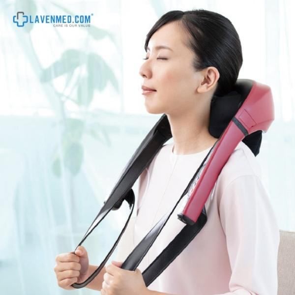 Máy massage cổ gáy Thrive MD442 (màu đỏ) - Nhật