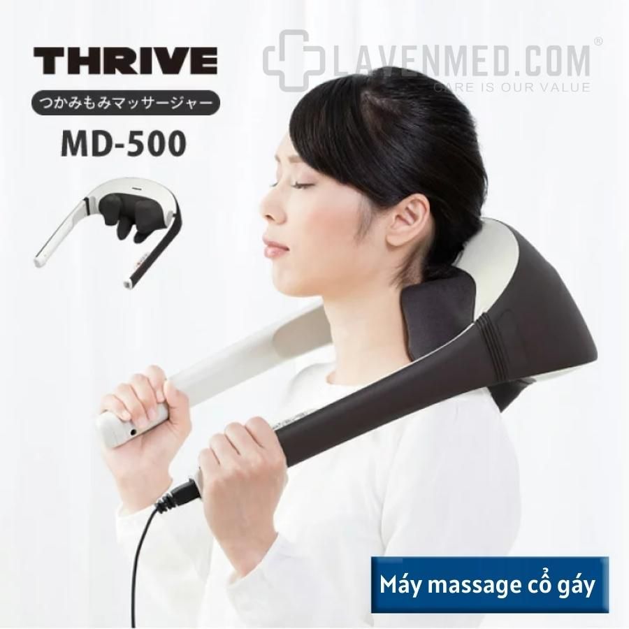 Máy massage cổ gáy Thrive MD500 nội địa Nhật hỗ trợ đau mỏi cổ gáy vai