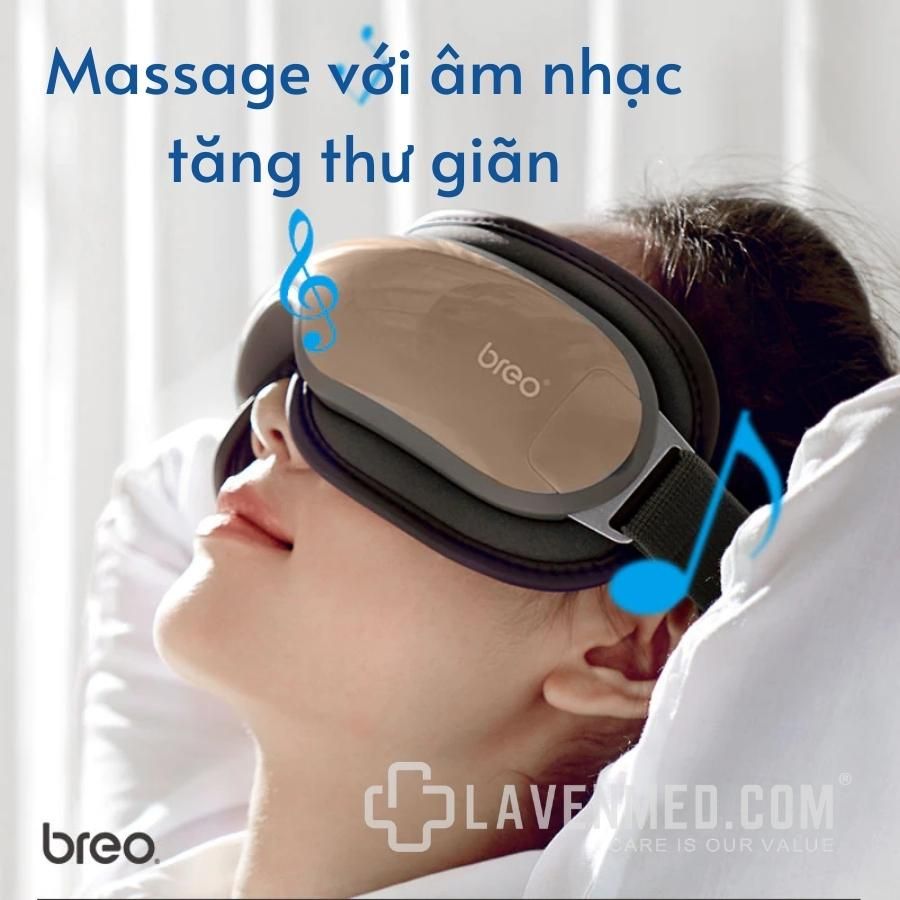 Máy massage mắt Breo iSee 16 làm dịu đôi mắt mỏi mệt