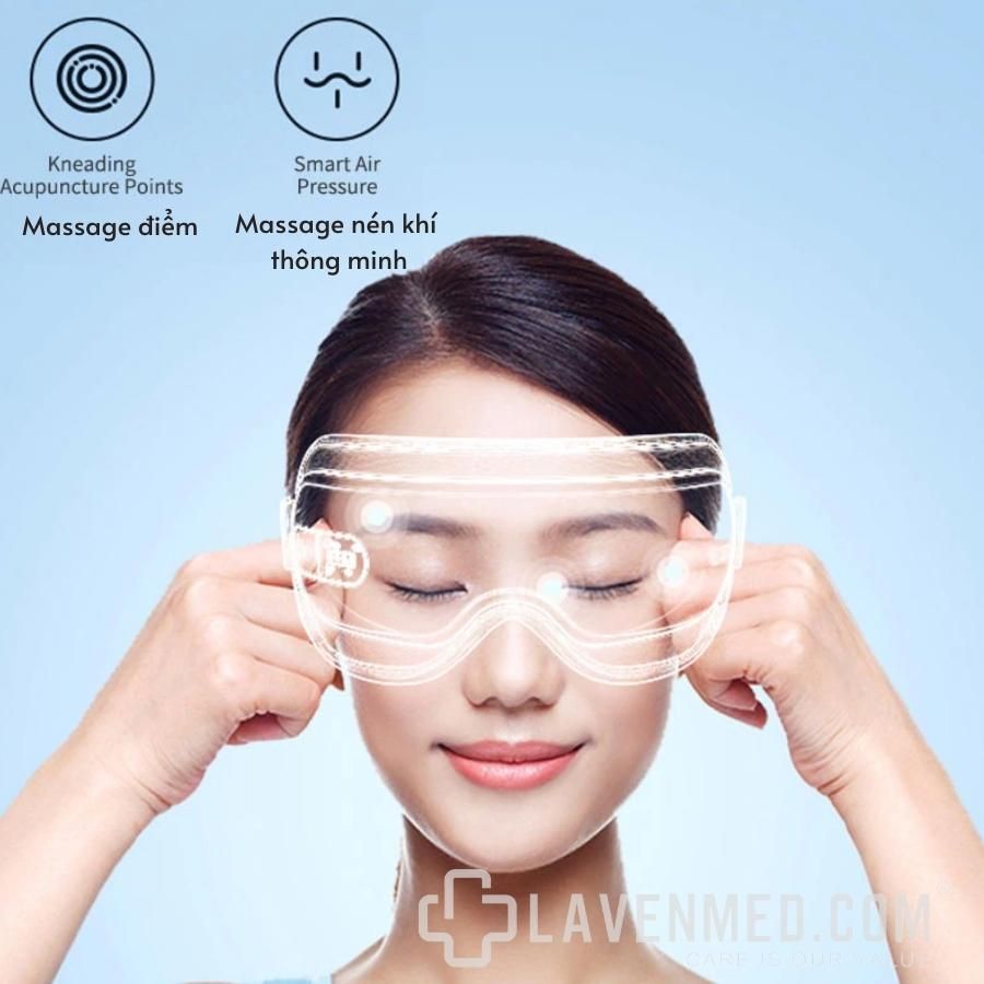Máy massage mắt Breo iSee 16 làm dịu đôi mắt mỏi mệt