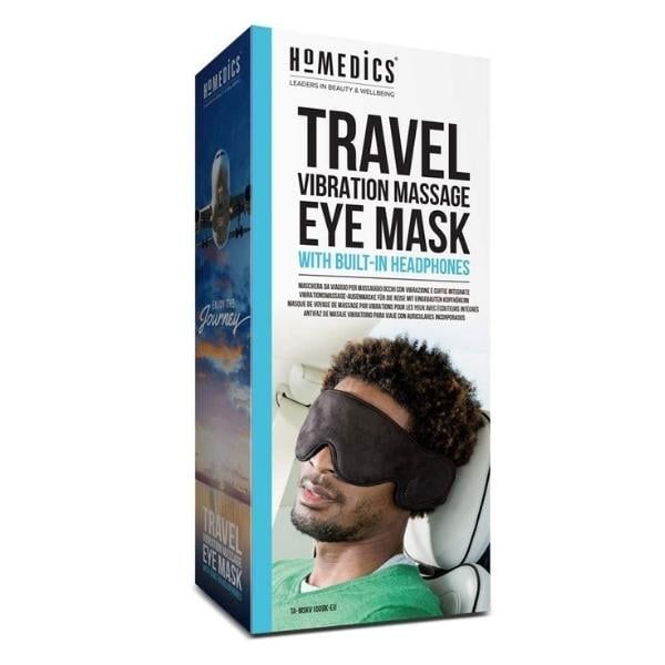 Máy massage mắt Homedics TA-MSKV100GY kèm tai nghe du lịch