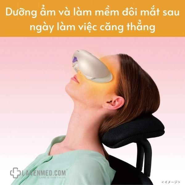 Máy massage mắt Panasonic EH-SW68 đi kèm với chức năng xông hơi và hương thơm