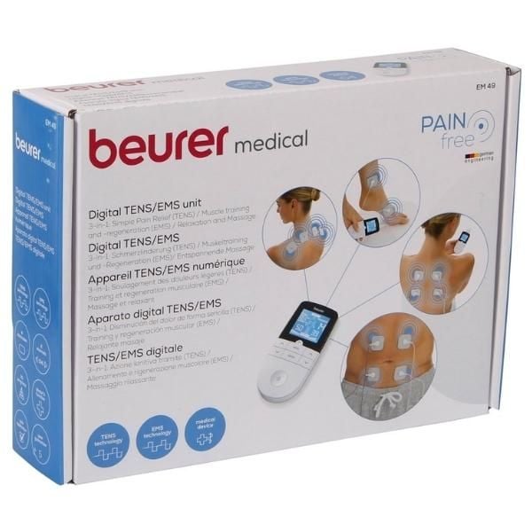 Máy massage xung điện Beurer EM49 Thiết bị EMS / TENS 3 trong 1