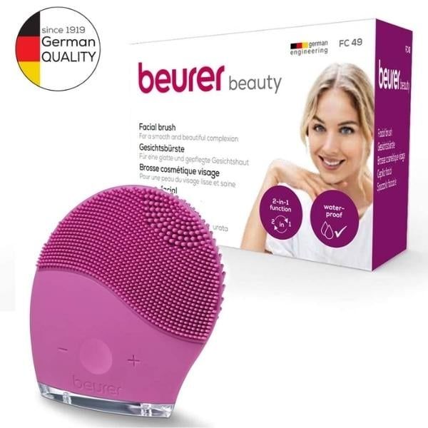 Máy rửa mặt Beurer FC49 làm sạch da mặt chuyên sâu với 15 mức cường độ