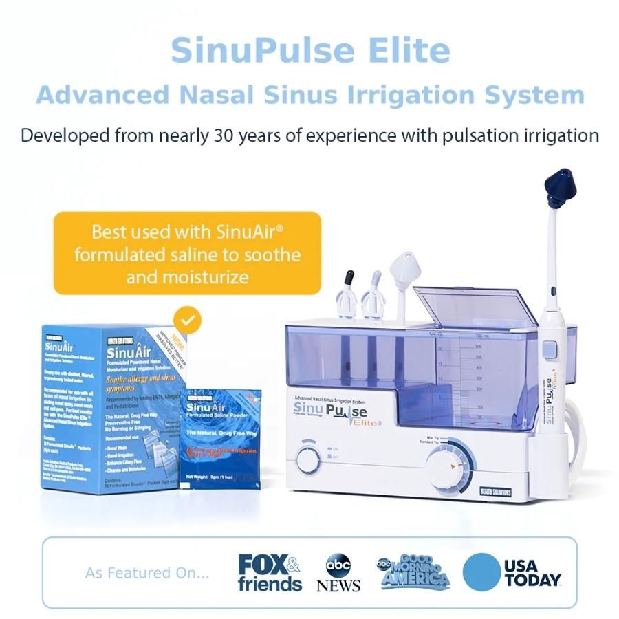 Máy rửa mũi Sinupulse Elite SP100 nhập khẩu Mỹ điều trị viêm mũi